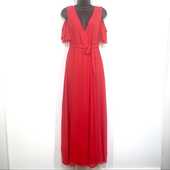 BB Dakota RSVP Maxi Wrap Dress - Picture 1 of 6